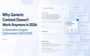 Why Generic Content Doesn’t Work Anymore in 2026: A Generative Engine Optimisation (GEO) Shift